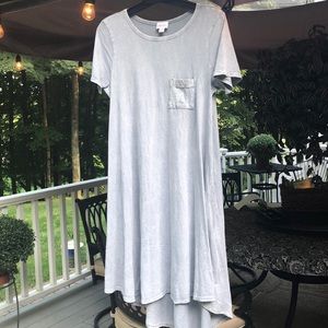 Lularoe XS soft acid washed gray Carly